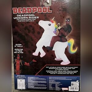 Marvel Deadpool Inflatable Costume with Unicorn